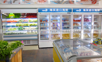 超市的冰柜放在什么地方