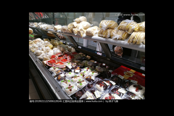 超市熟食柜台