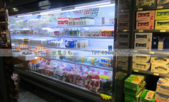 超市冰柜冷冻食品陈列图