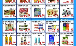 超市商品如何查看价格表