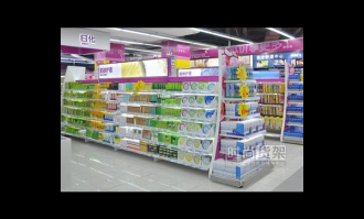 超市母婴区的陈列图