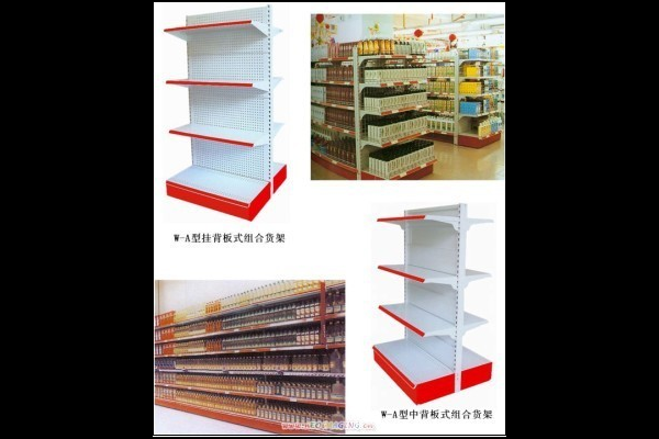 便利店货架安装图解