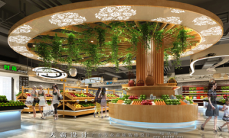 现代超市装修效果图