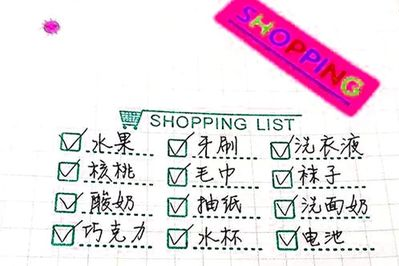 超市备忘录是什么