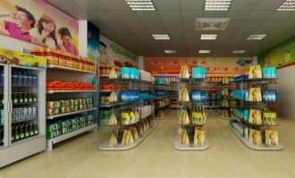 便利店货架摆放布局