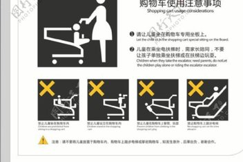 超市购物车使用须知
