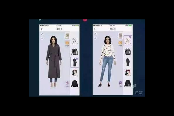 服装尺码智能推荐屏