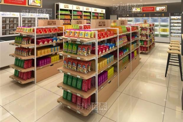 便利店货架摆放图