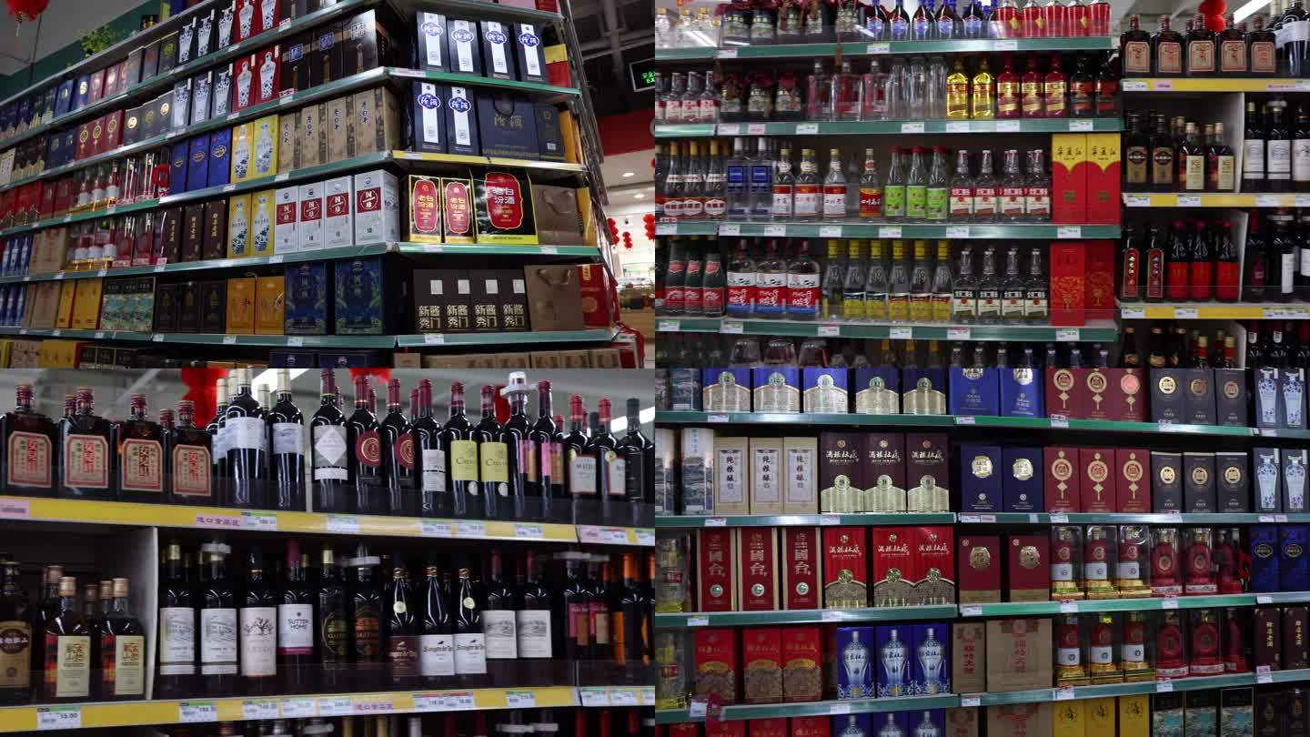 超市柜台白酒如何摆放